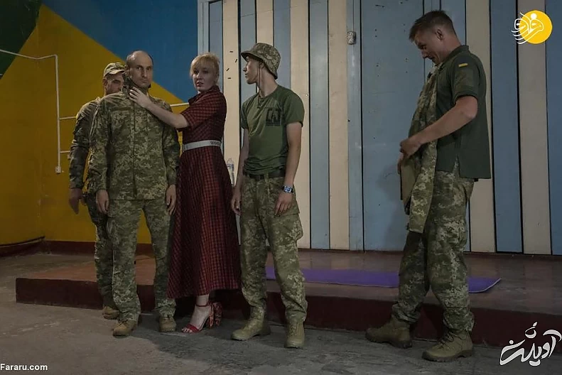 (تصاویر) داستان پزشکی با کفش&zwnj; پاشنه بلند در خط مقدم جنگ اوکراین